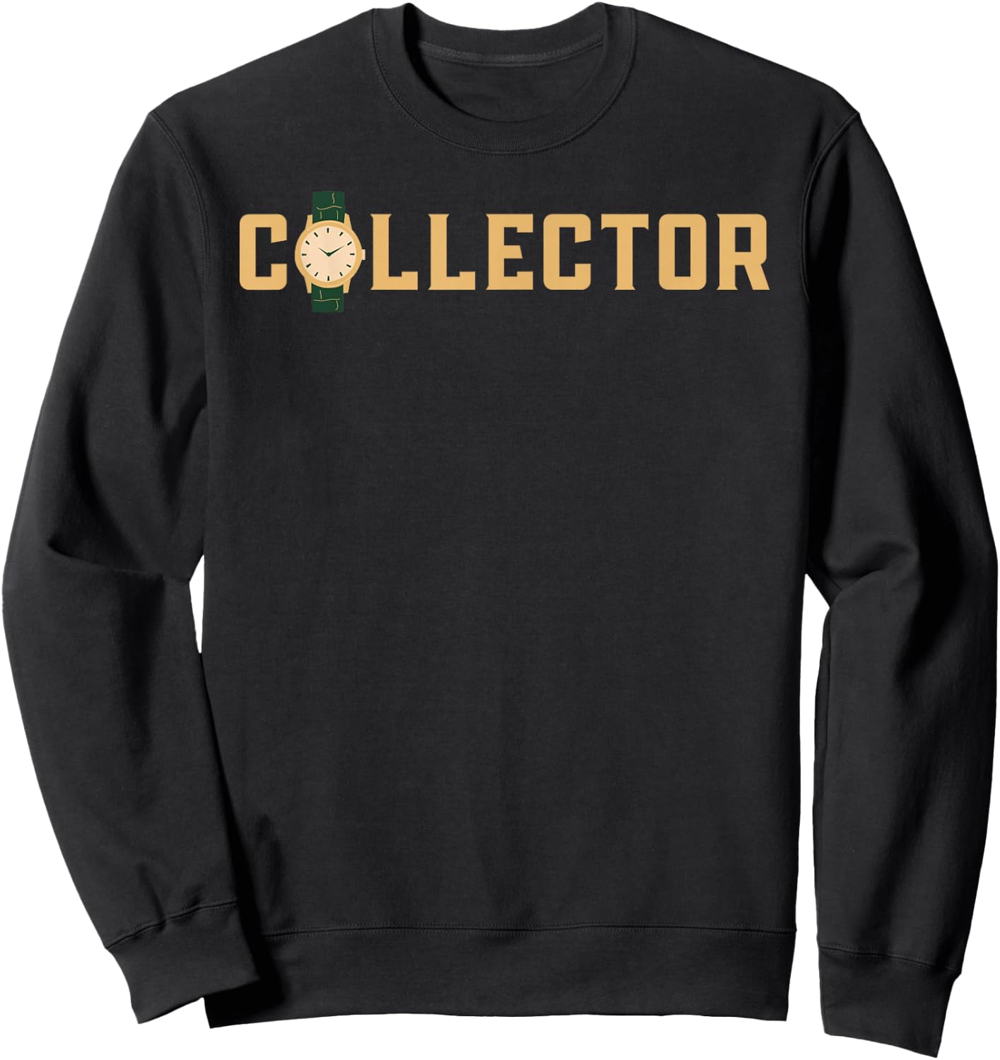 Funny Horologist Art Women Watch Collector Lovers Sweatshirt - Sweatshirt | Black