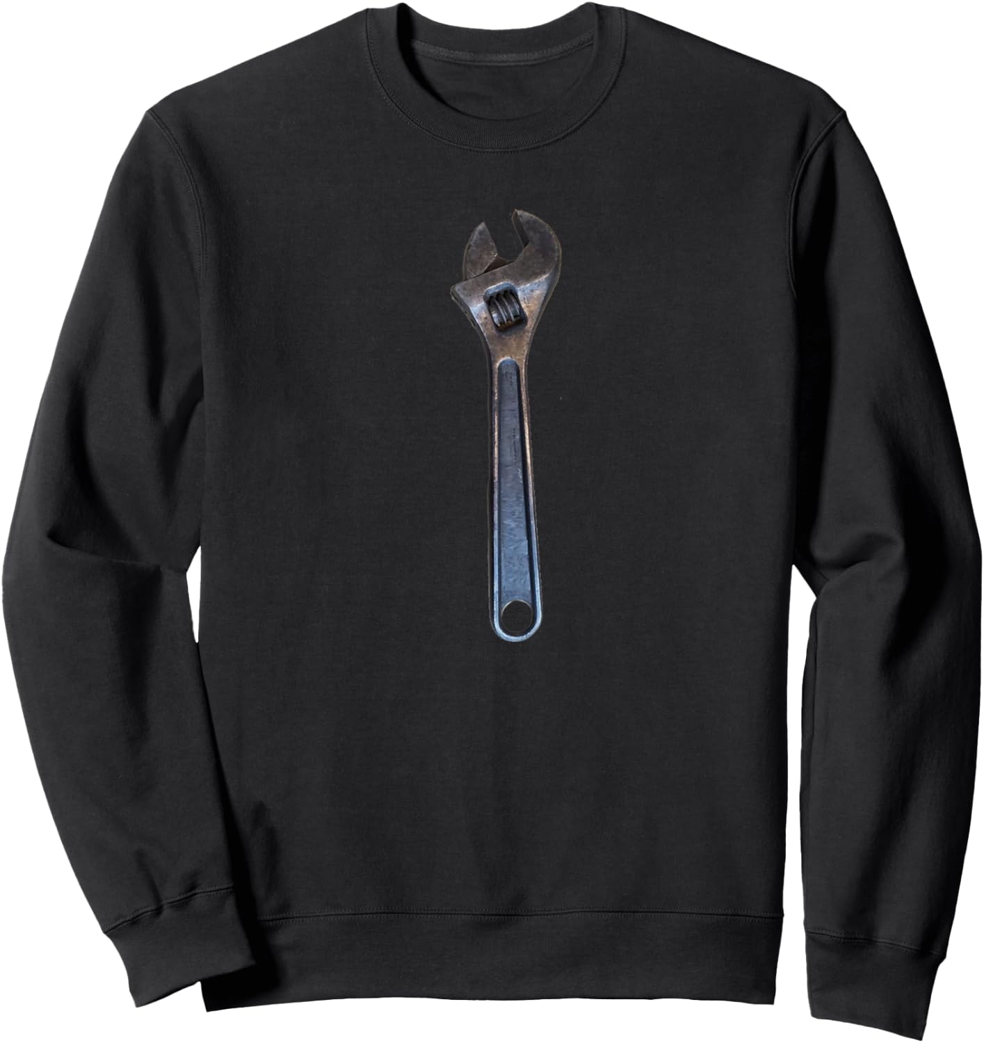 Vintage Tools, Adjustable Wrench, Crescent, Mechanic Sweatshirt - Sweatshirt | Black