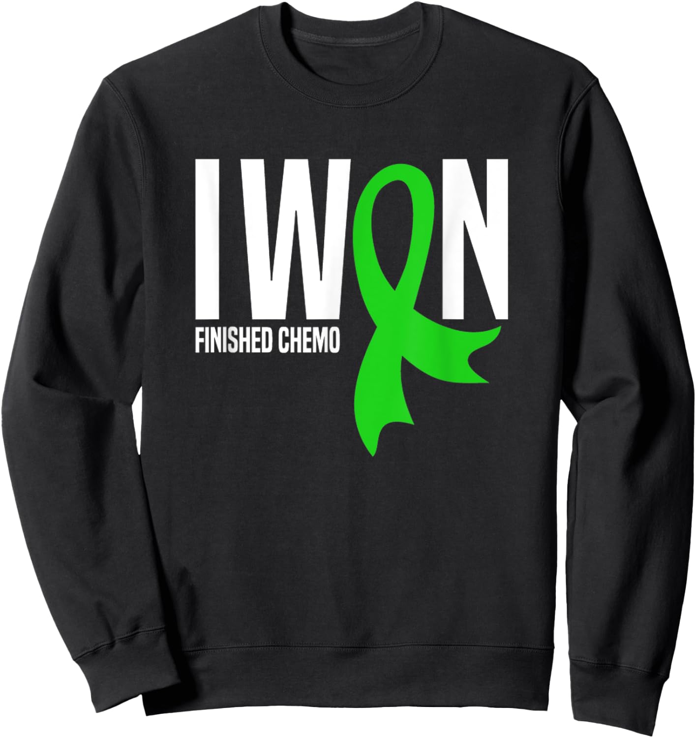 I Won Finished Chemo Lymphoma Cancer Survivor Sweatshirt - Sweatshirt | Black