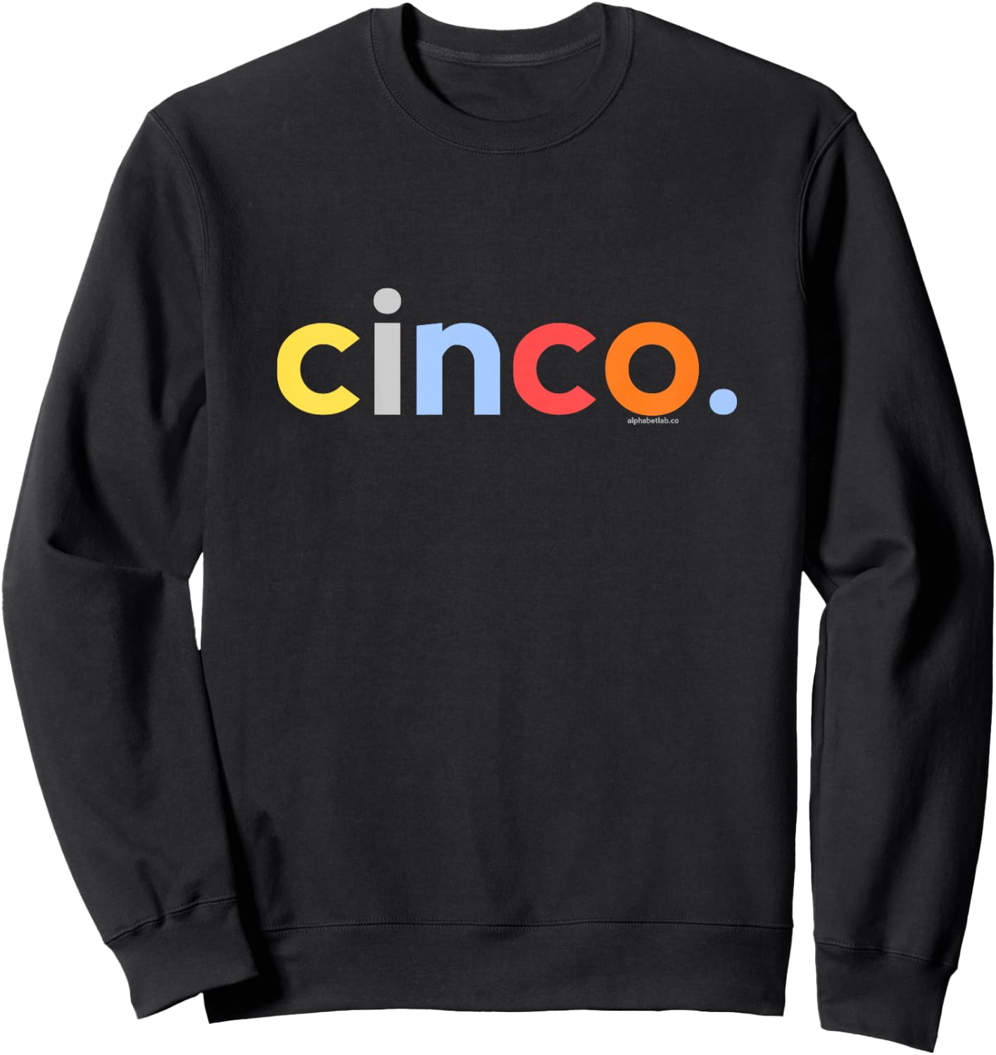 Kids 5th Birthday Shirt Boy 5 Year Old Cinco Anos | Spanish Ideas Sweatshirt - Sweatshirt | Black