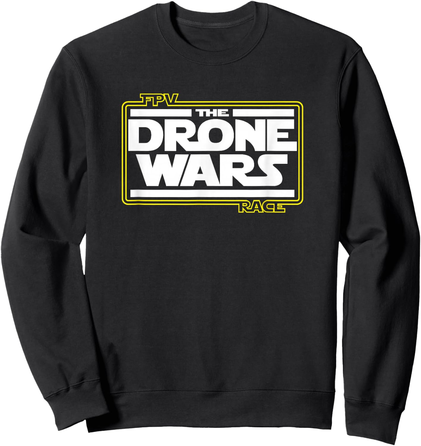 FPV Drone Wars Race Pilot Flying Sweatshirt - Sweatshirt | Black