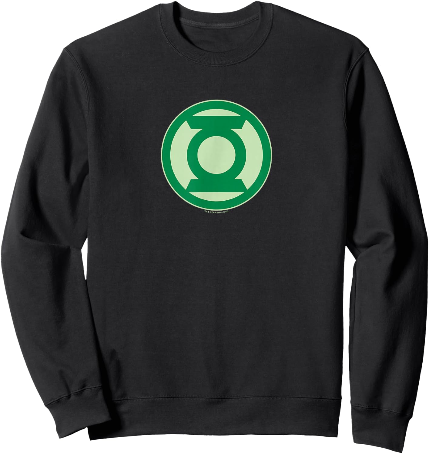 Green Lantern Green Symbol T Shirt Sweatshirt - Sweatshirt | Black