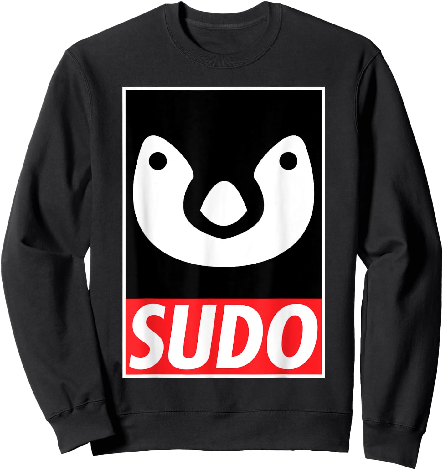 SUDO - Linux & Coding Humor & Nerd Pride Sudo Style Apparel Sweatshirt - Sweatshirt | Black