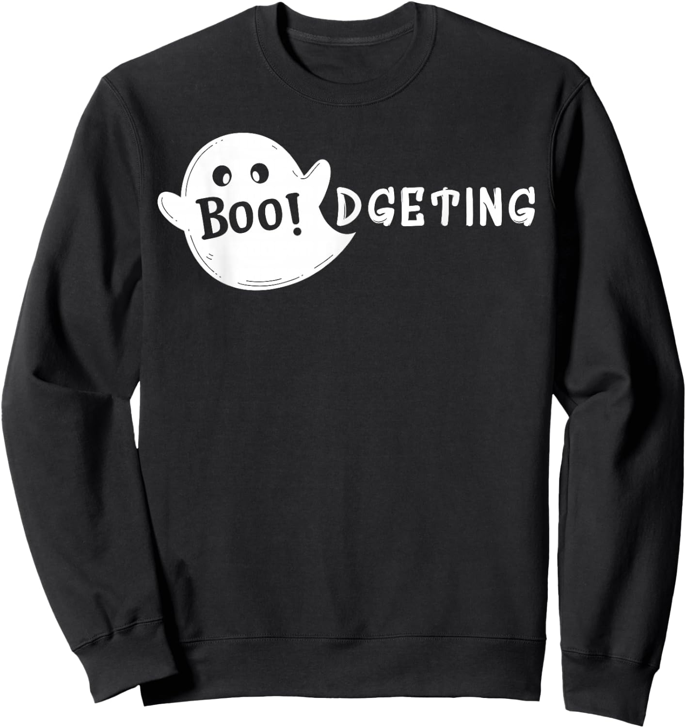 Boodgeting Halloween Humor Finance Department Sweatshirt - Sweatshirt | Black
