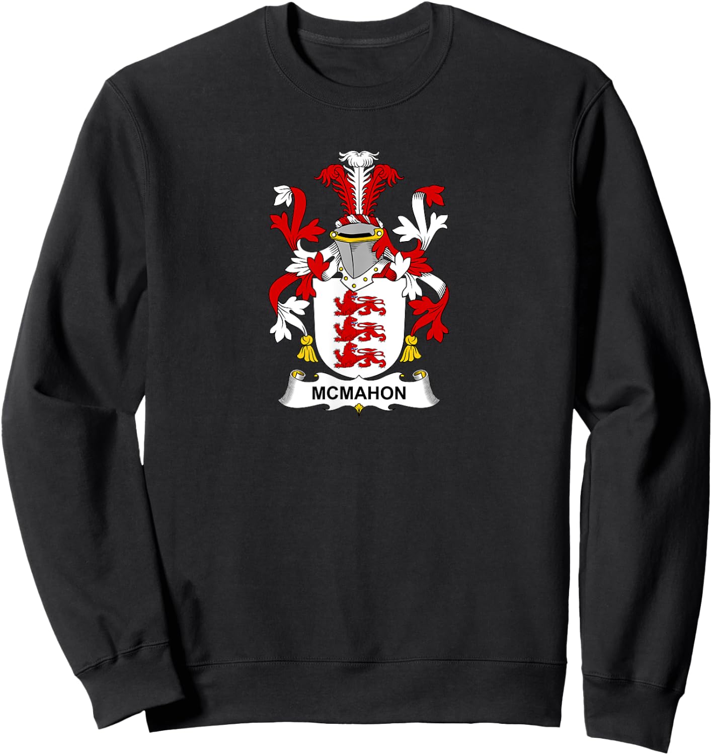 McMahon Coat of Arms - Family Crest Shirt Sweatshirt - Sweatshirt | Black