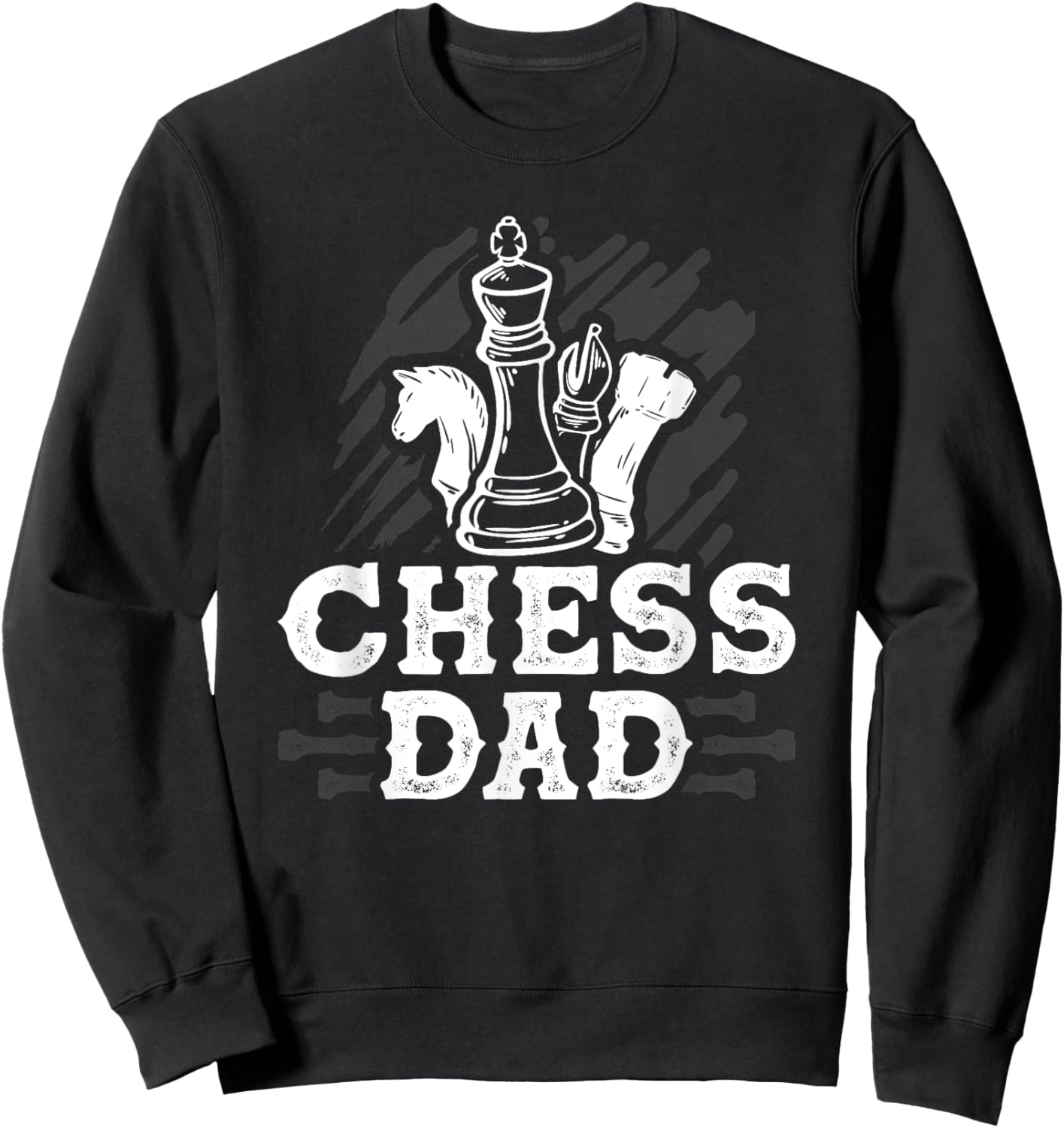 Cool Chess Dad Chess Sweatshirt - Sweatshirt | Black