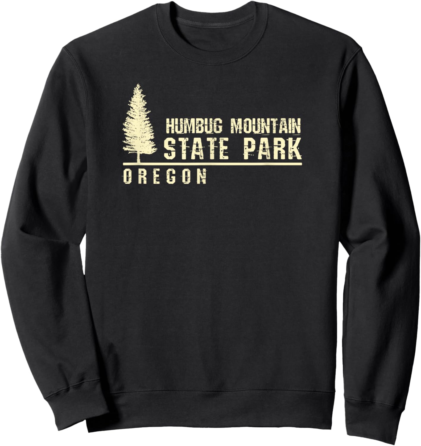 Oregon Souvenir Gift Humbug Mountain State Park Sweatshirt - Sweatshirt | Black