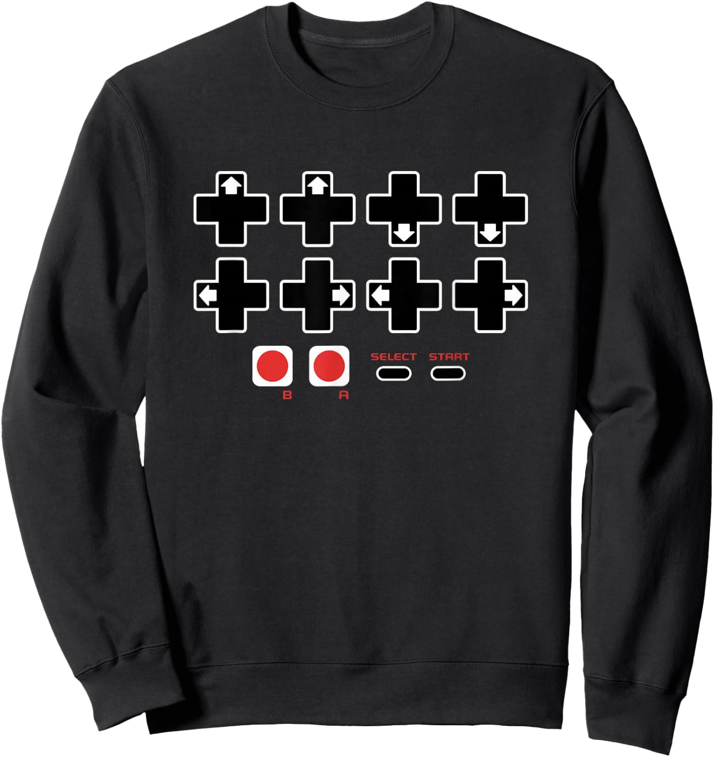 Cheat Code Contra Password Sweatshirt - Sweatshirt | Black