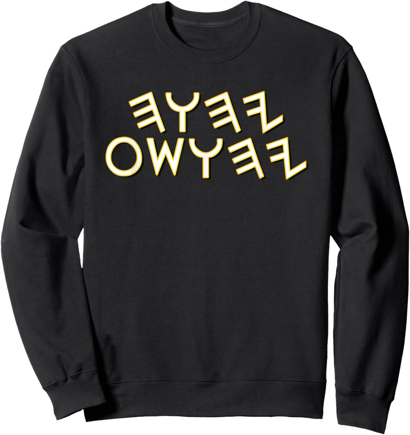 YHWH Yahuah Yahshua Paleo Hebrew Sweatshirt - Sweatshirt | Black