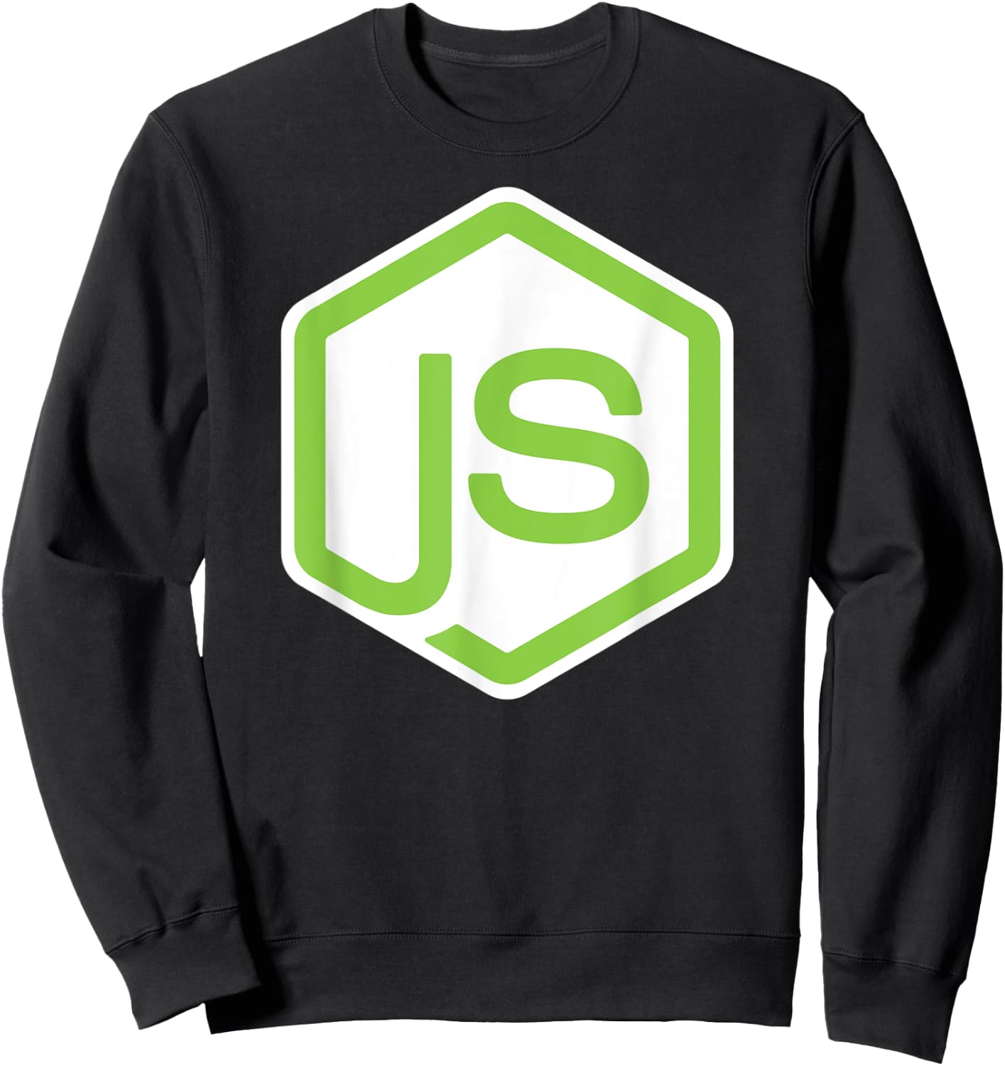 Node.js JavaScript JS Programmer Coding Open Source Geek Sweatshirt - Sweatshirt | Black