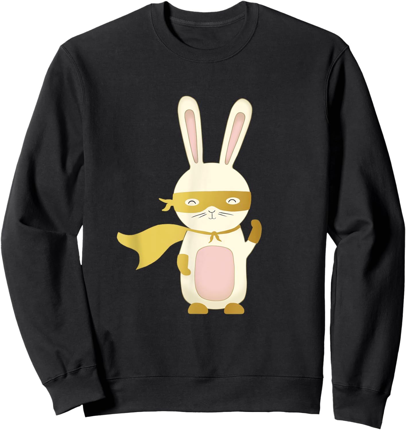 Super Rabbit | Women and Children - The Golden Hero Sweatshirt - Sweatshirt | Black