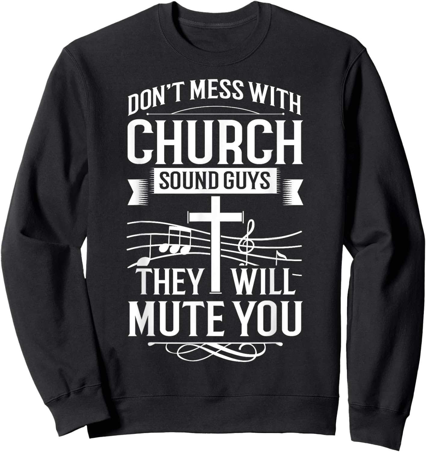 Church Sound Engineer Audio System Music Christian Sweatshirt - Sweatshirt | Black