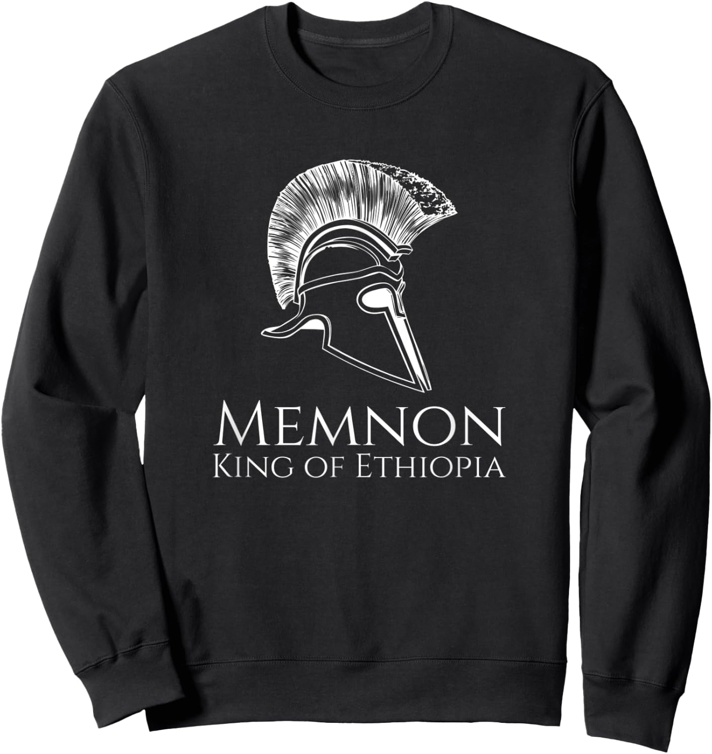 Black History - Trojan War Hero Memnon -King Of Ethiopia Sweatshirt - Sweatshirt | Black