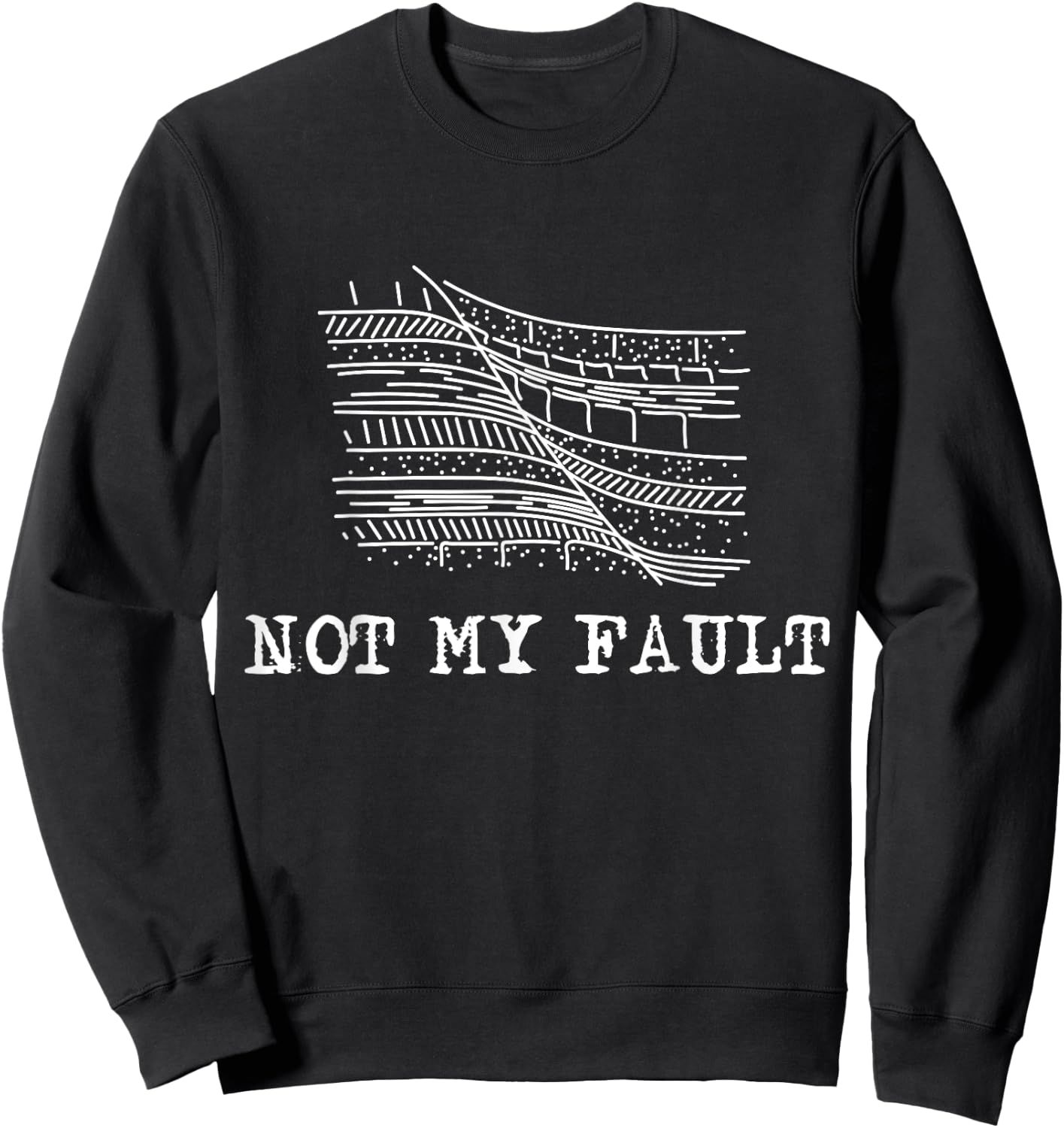Seismology Shirt - Geologist Earthquake Layer Of Earth Sweatshirt - Sweatshirt | Black