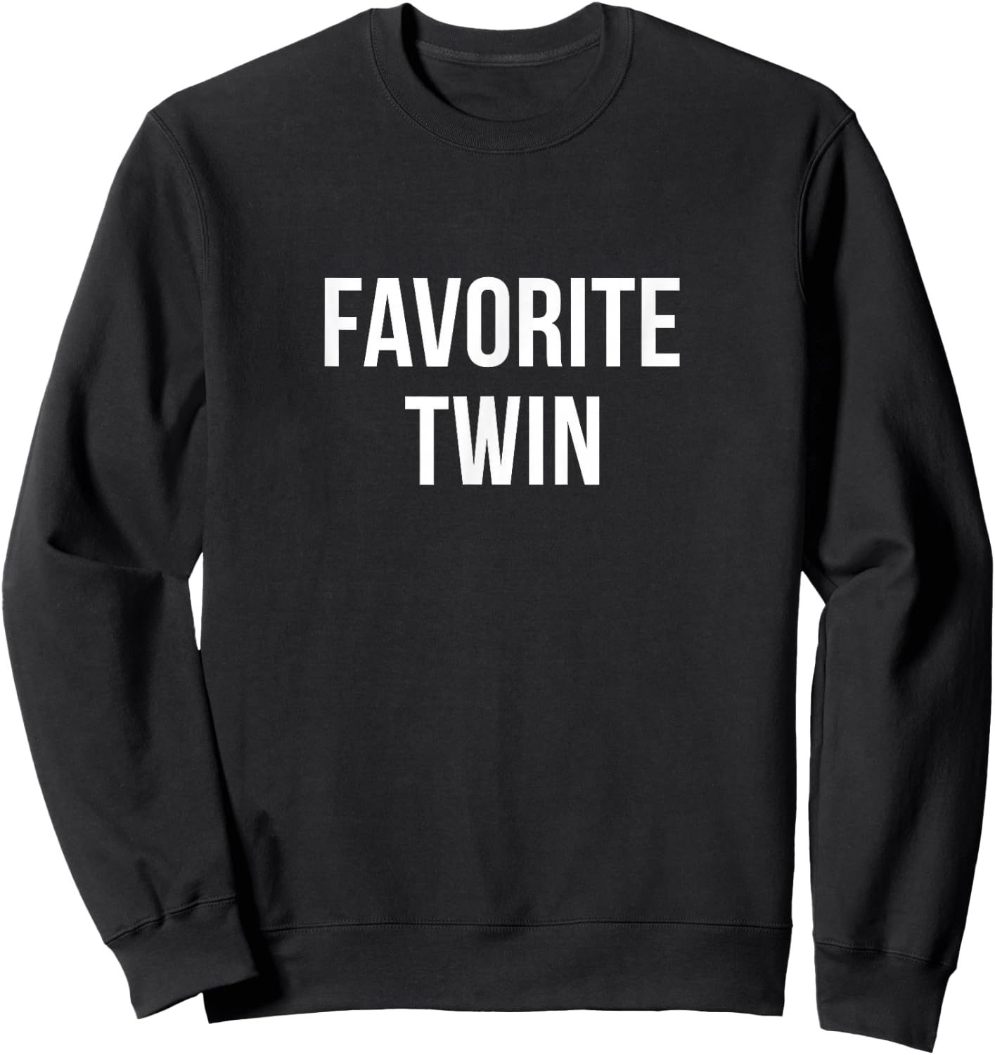 Favorite Twin Sweatshirt - Sweatshirt | Black