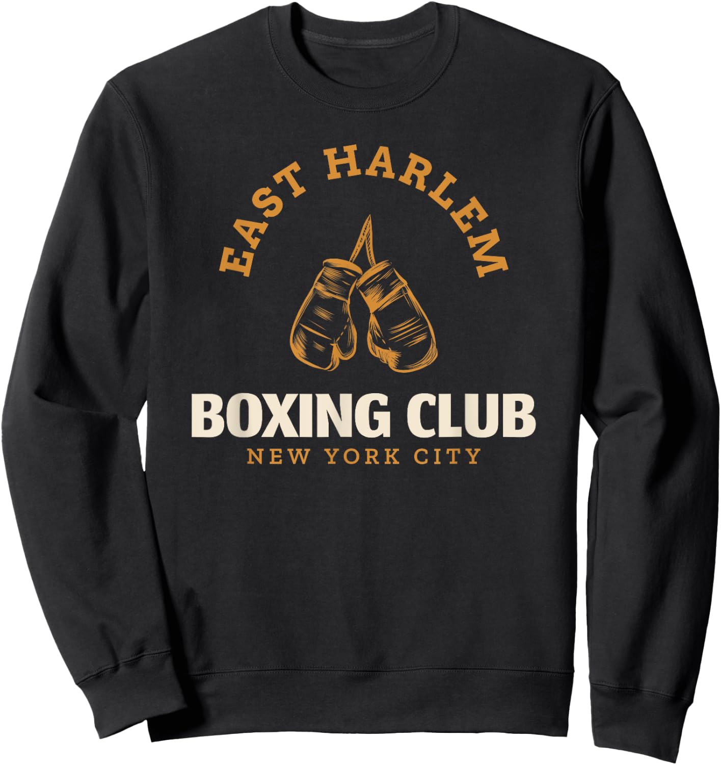 East Harlem New York City Boxing Club - Boxing Sweatshirt - Sweatshirt | Black