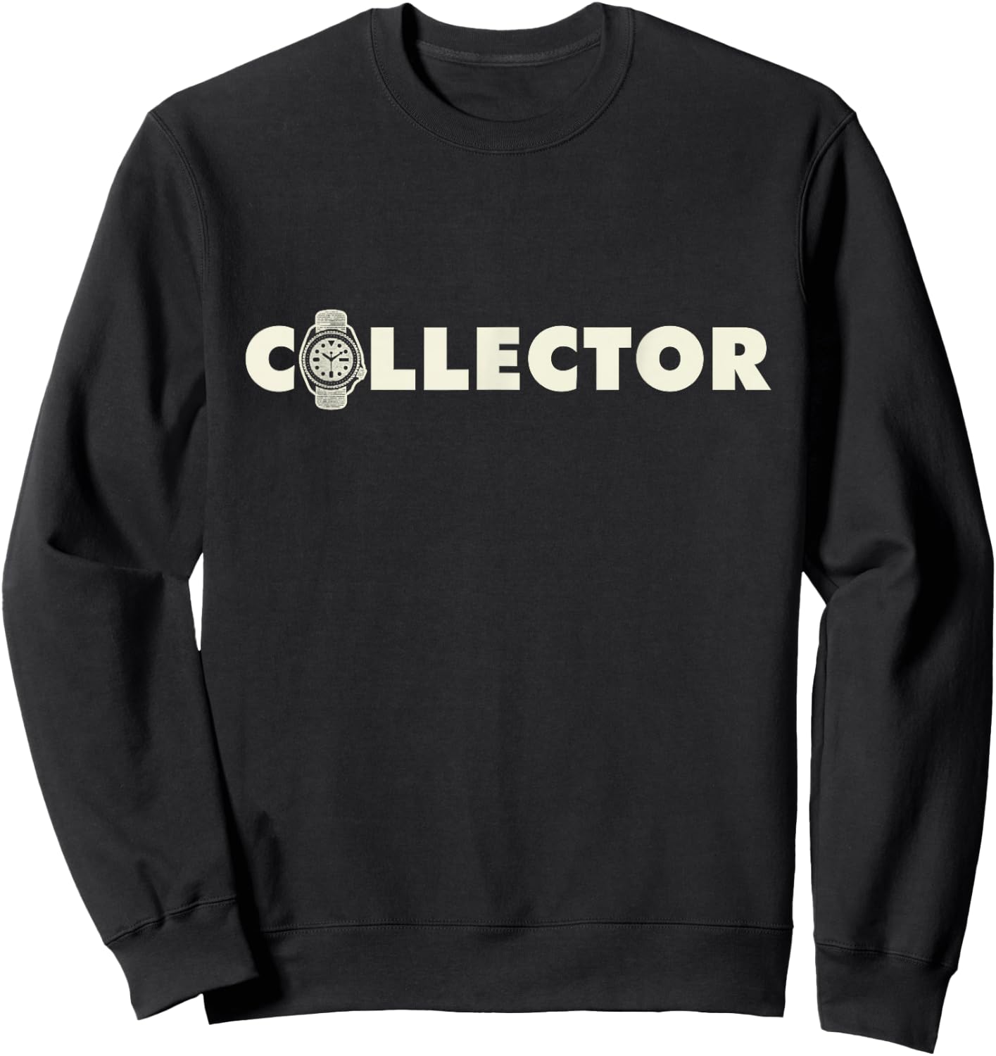 Atomic Watches Men's 3XL Black Retro Dive Watch Theme Sweatshirt - Sweatshirt | Black