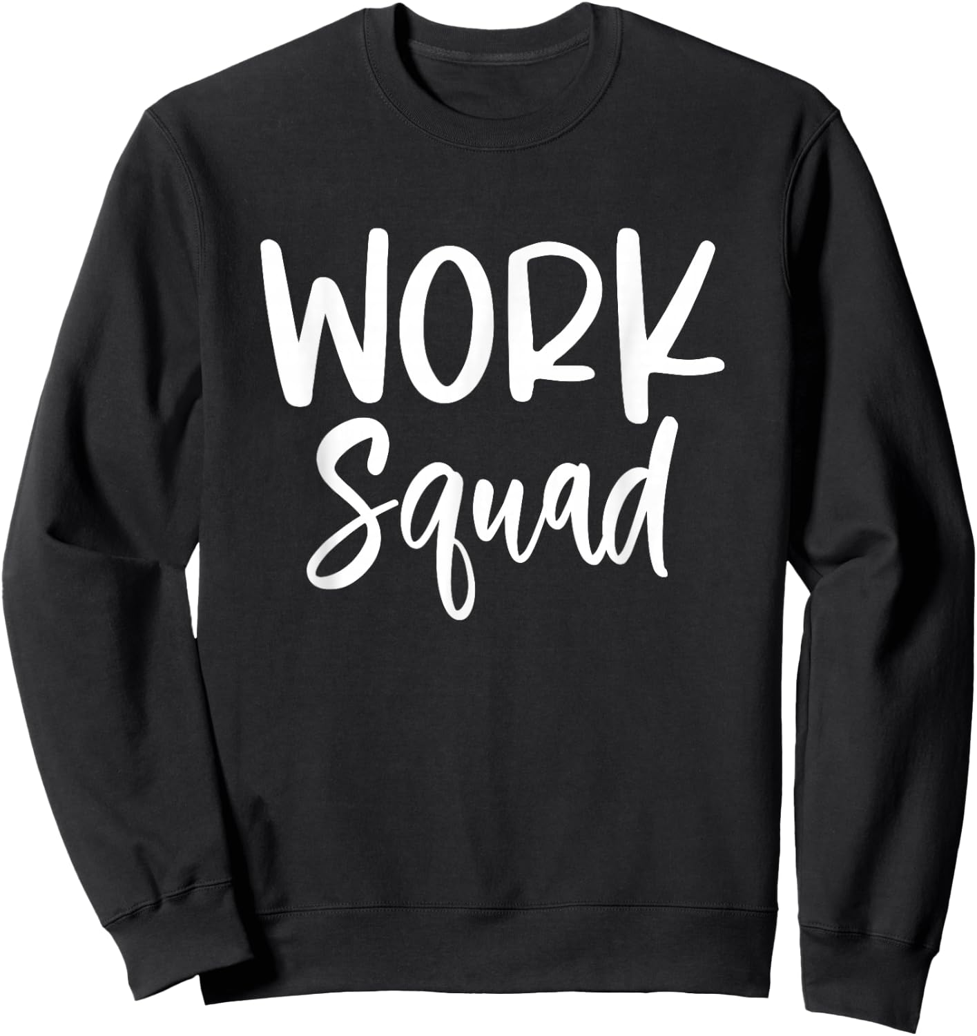 Work Squad Bestie Matching Employee Coworker Cute Work Bff Sweatshirt - Sweatshirt | Black