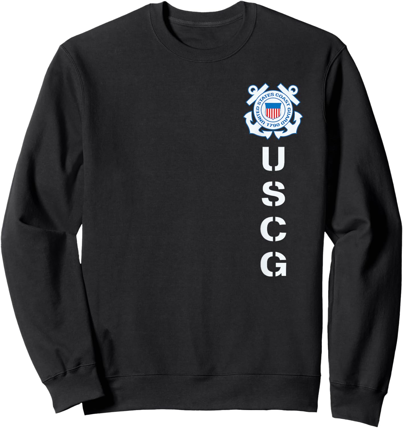 United States Coast Guard USCG Sweatshirt - Sweatshirt | Black