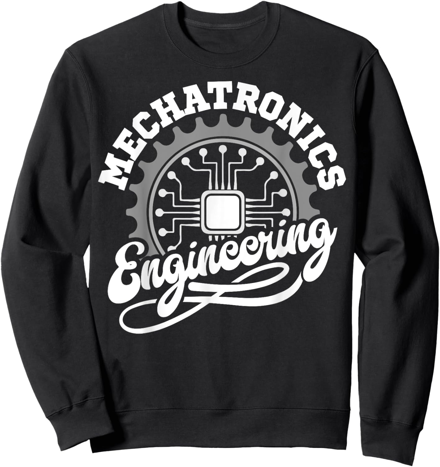Mechatronics Engineer Electromechanical Mechanic Engineering Sweatshirt - Sweatshirt | Black