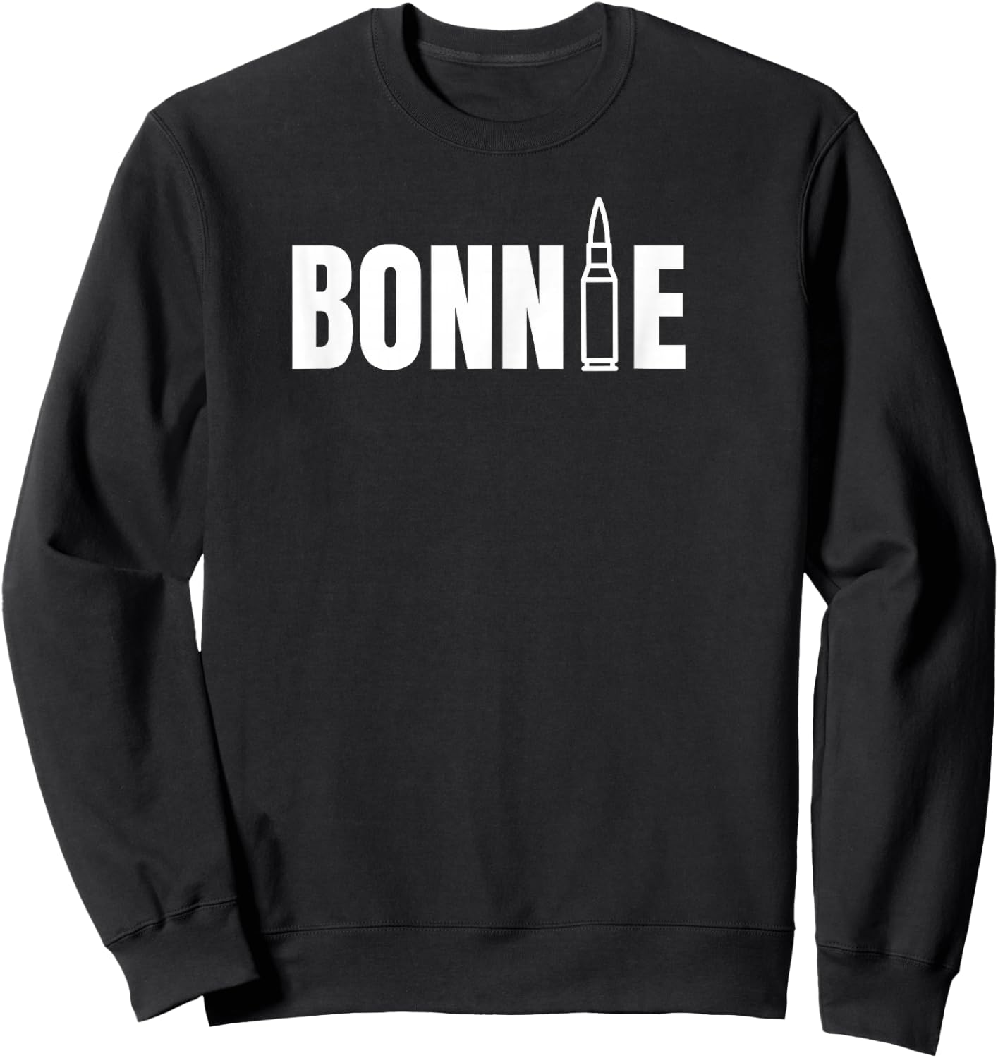 Bonnie & Clyde & Her Matching Couples Sweatshirt - Sweatshirt | Black