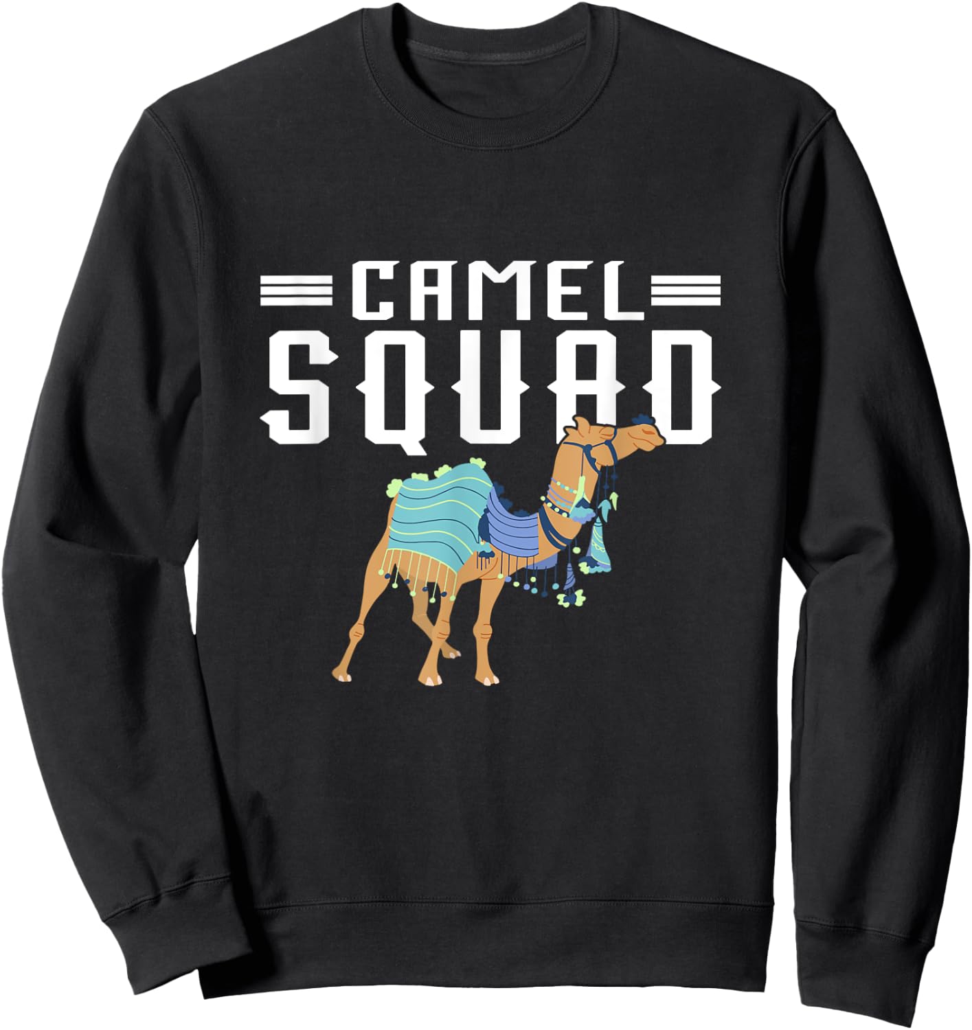 Camel Squad Arabian Group Camel Animal Camel Team Sweatshirt - Sweatshirt | Black