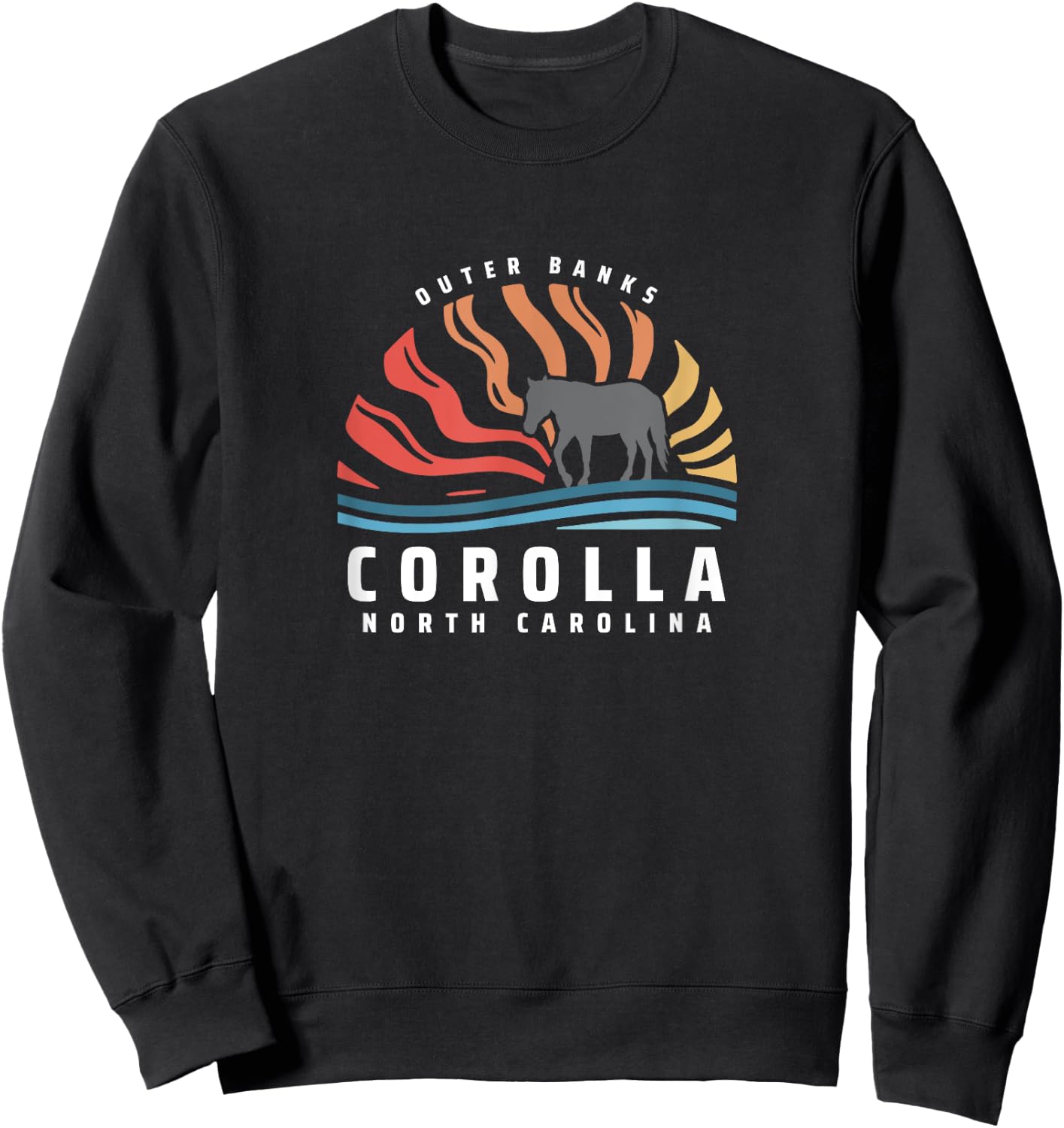 Corolla Wild Horse Sweatshirt - Sweatshirt | Black