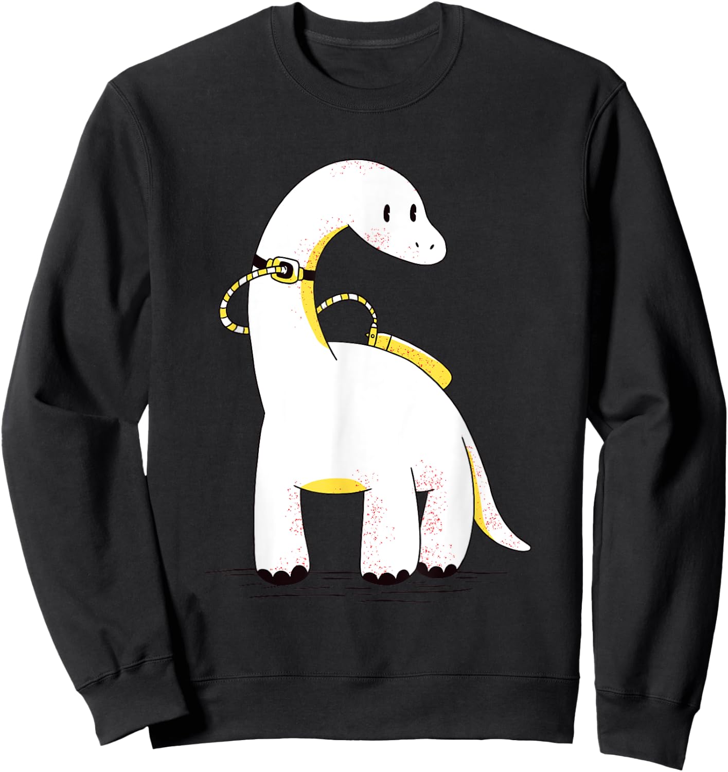Dinosaur Trach Tube Sweatshirt - Sweatshirt | Black