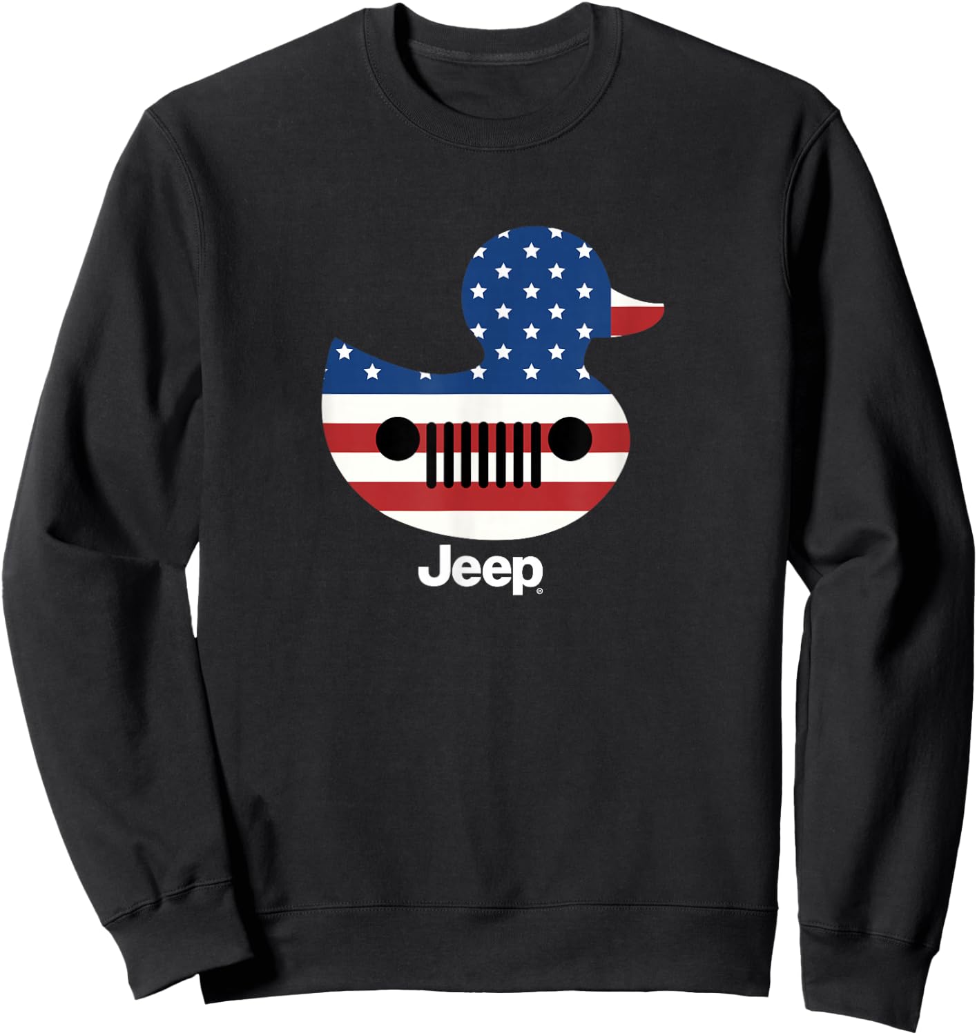 Jeep Duck Flag Sweatshirt - Sweatshirt | Black