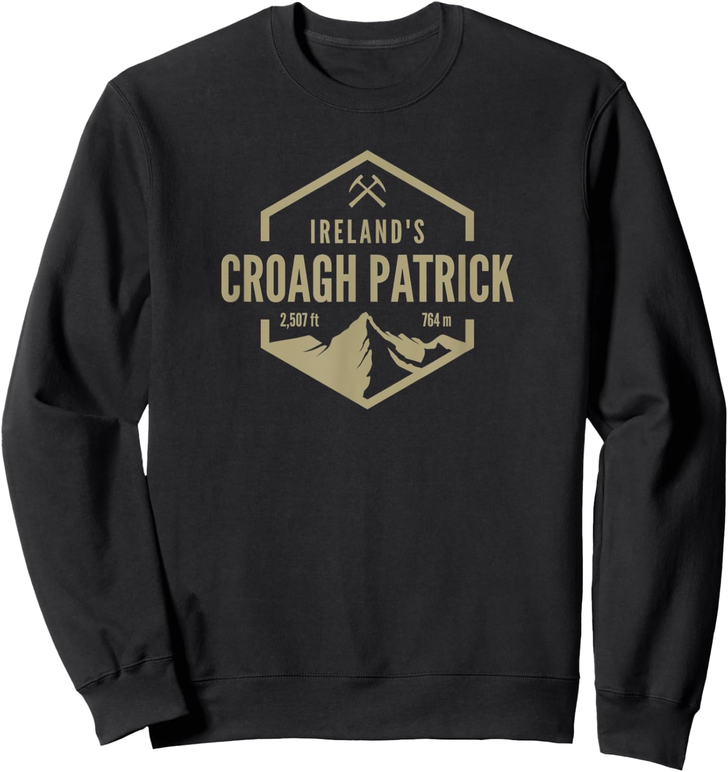 Ireland Croagh Patrick Sweatshirt - Sweatshirt | Black
