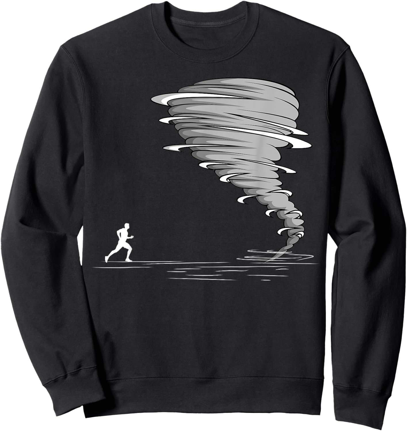 Stormchaser Tornado Meteorologist Storm Chasing Chaser Sweatshirt - Sweatshirt | Black