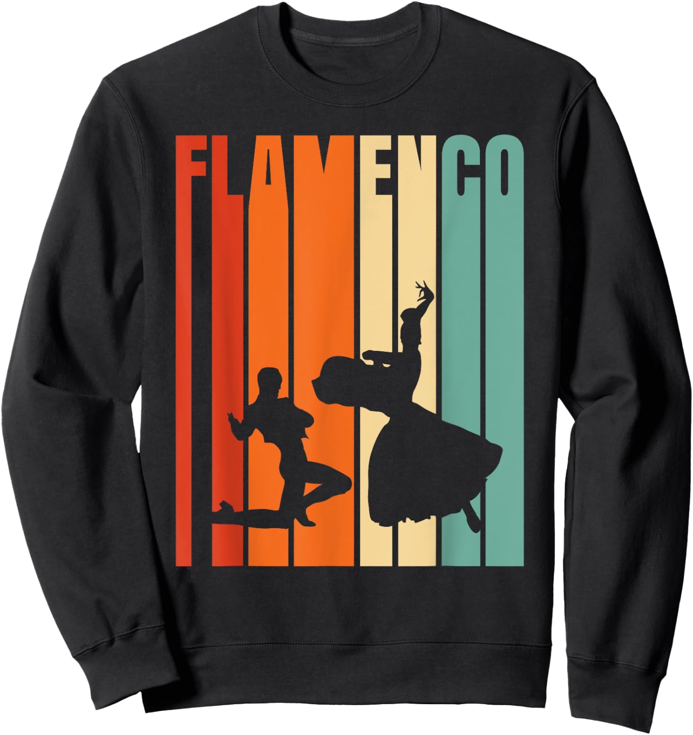 Flamenco Dancer Spanish Music Sweatshirt - Sweatshirt | Black