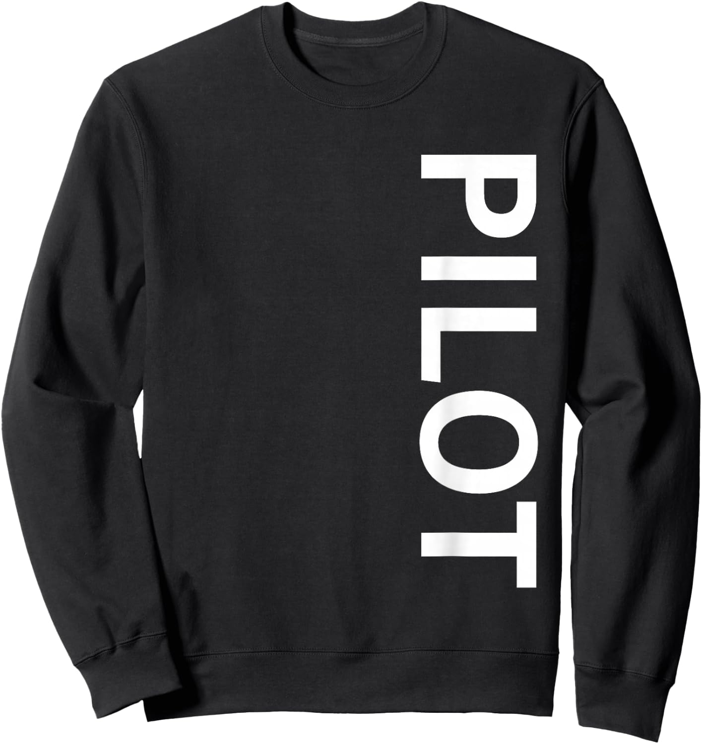 Pilot Vertical Sweatshirt - Sweatshirt | Black