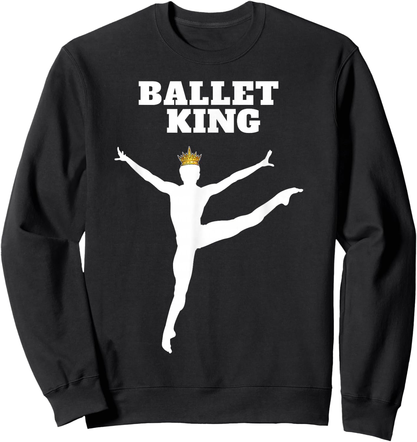 Ballet King | Ballet | Boys Ballet Sweatshirt - Sweatshirt | Black