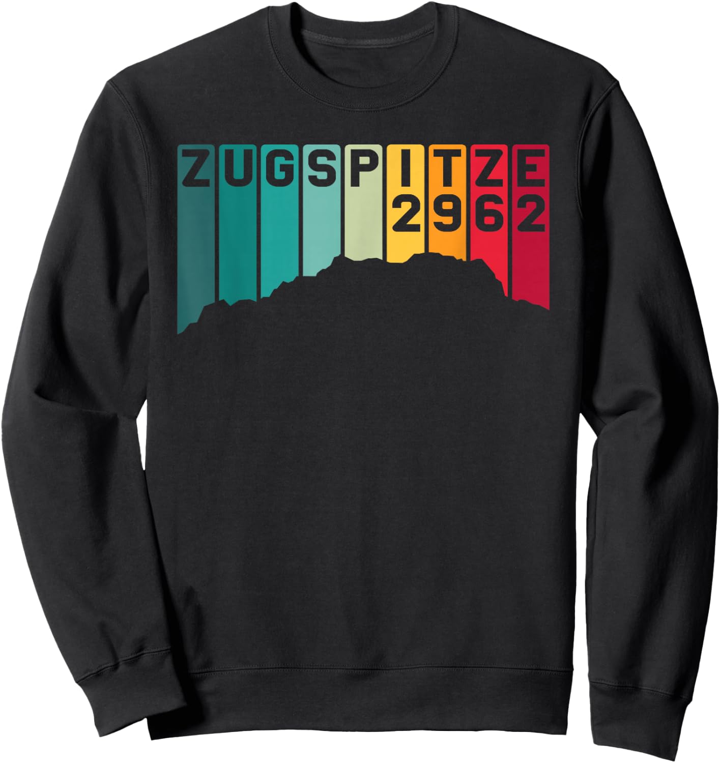 Zugspitze Garmisch Bayern Germany Mountain Hiking Souvenir Sweatshirt - Sweatshirt | Black