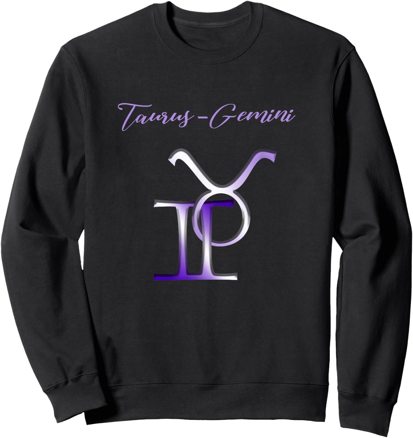 Taurus Gemini Cusp Zodiac Horoscope Sweatshirt - Sweatshirt | Black