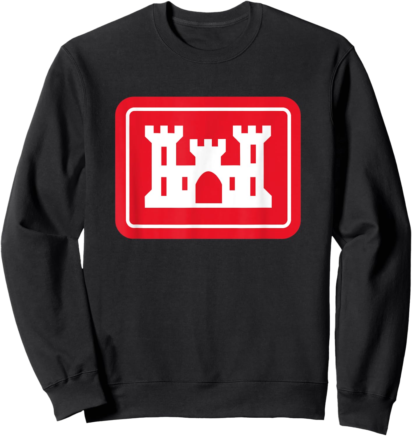 United States Army Corps of Engineers DOD Military Veteran Sweatshirt - Sweatshirt | Black