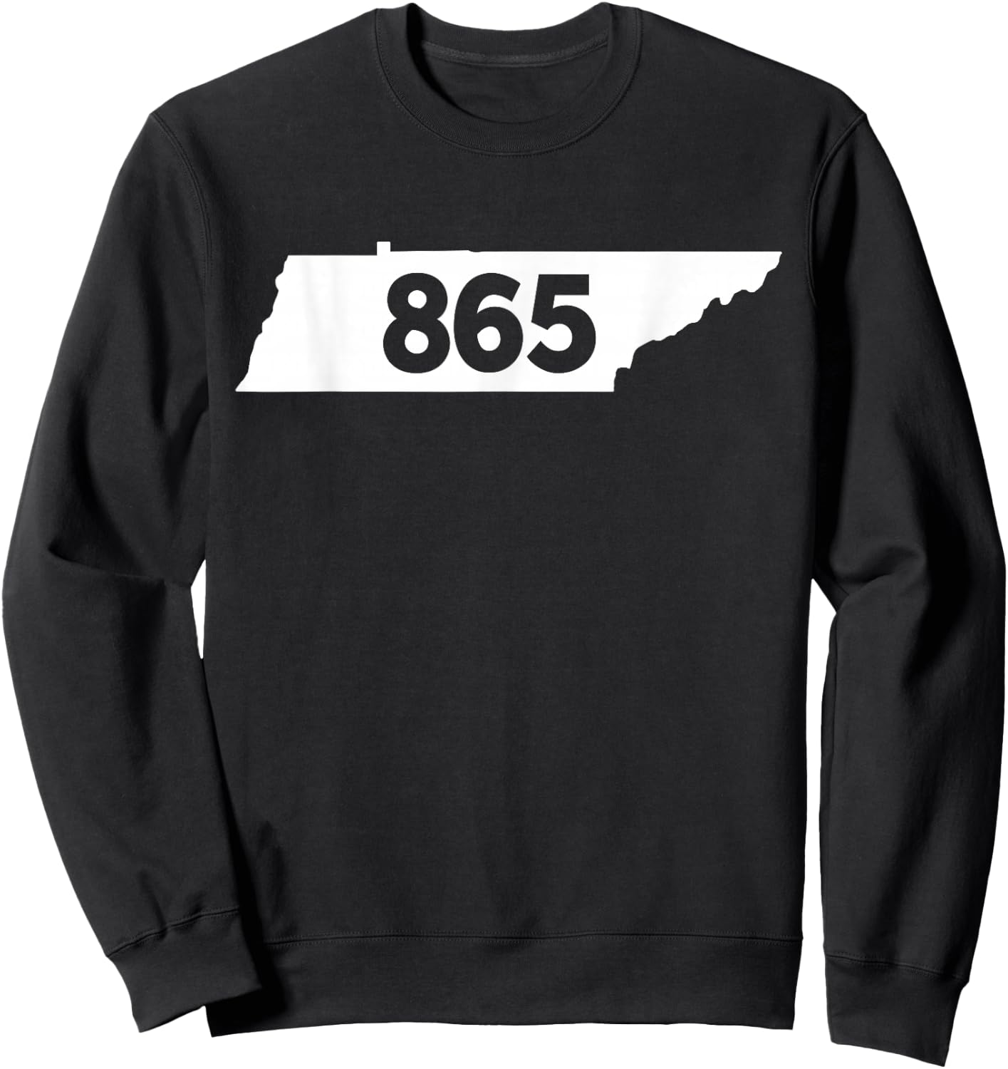 Tennessee 865 Area Code Sweatshirt - Sweatshirt | Black