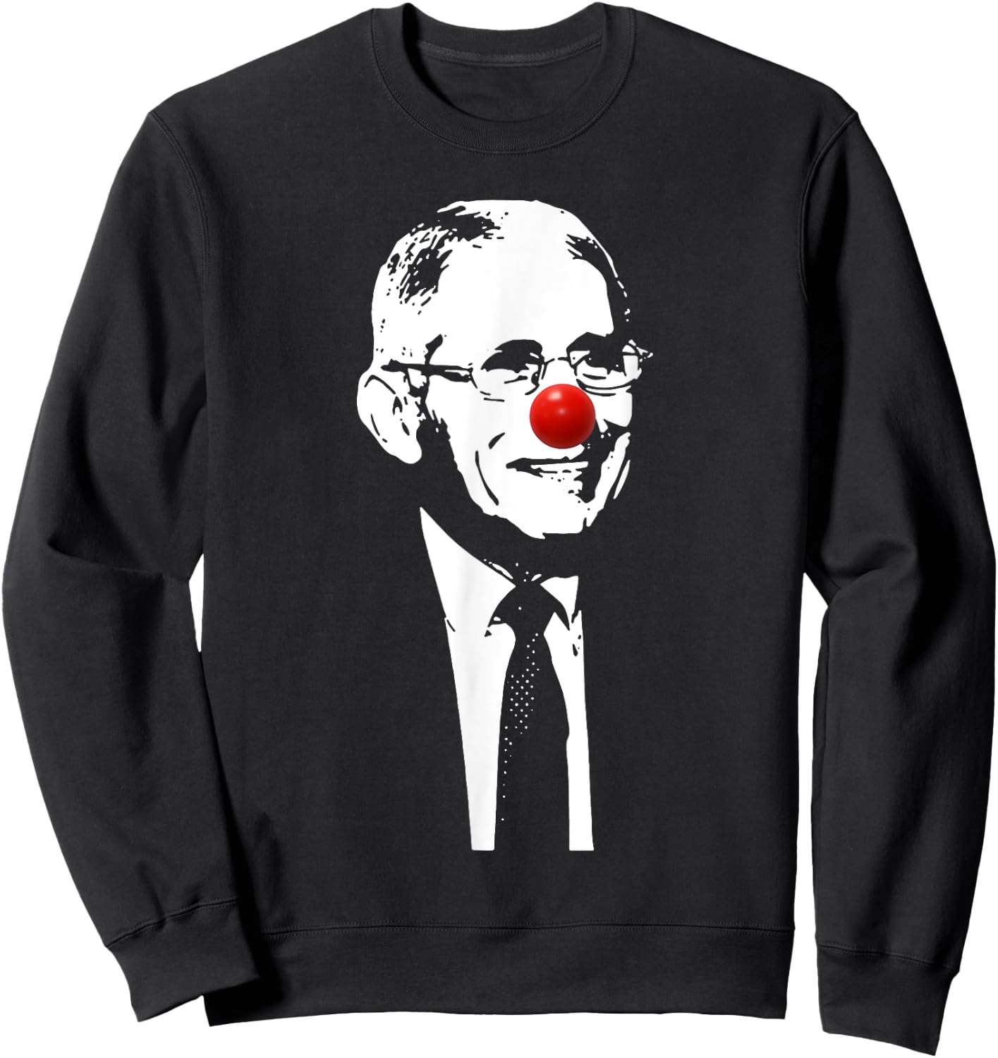 Fauci Clown Sweatshirt - Sweatshirt | Black