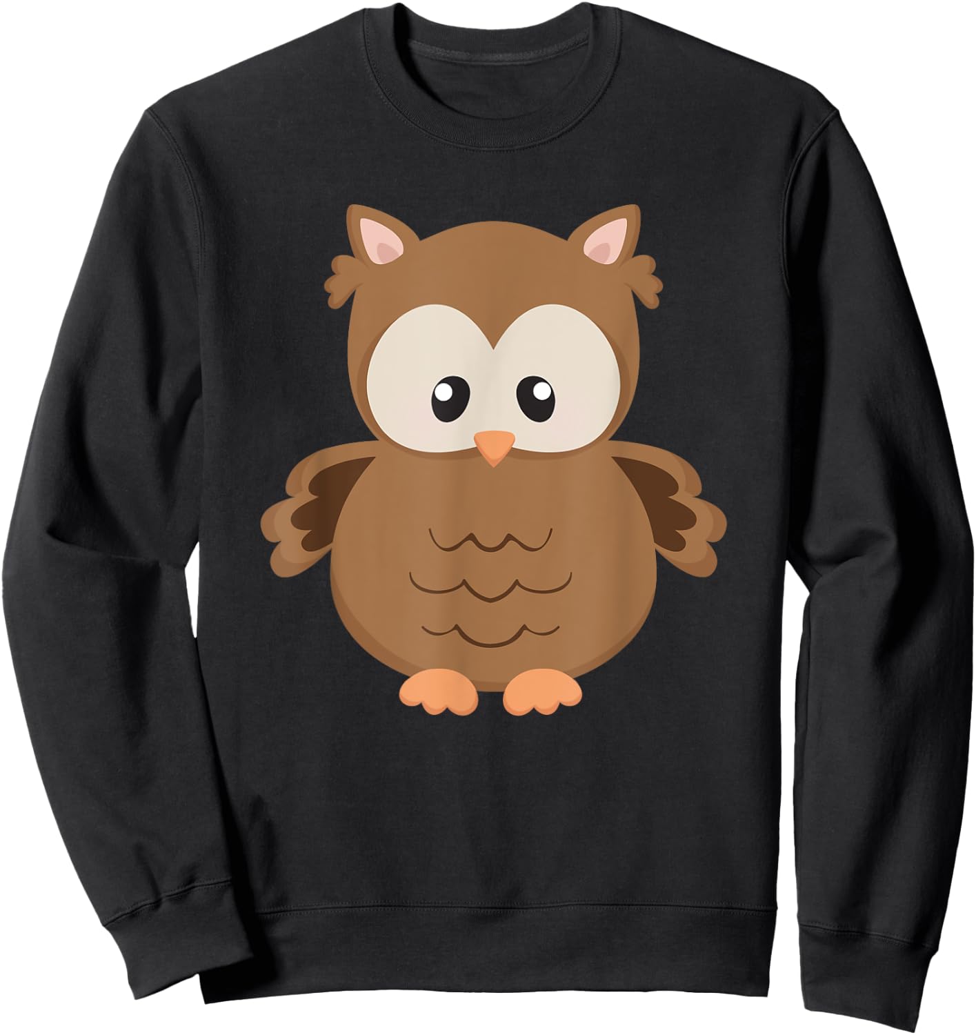 Kids Owl OWLS Owl Shirts For Girls Boys Kids Sweatshirt - Sweatshirt | Black