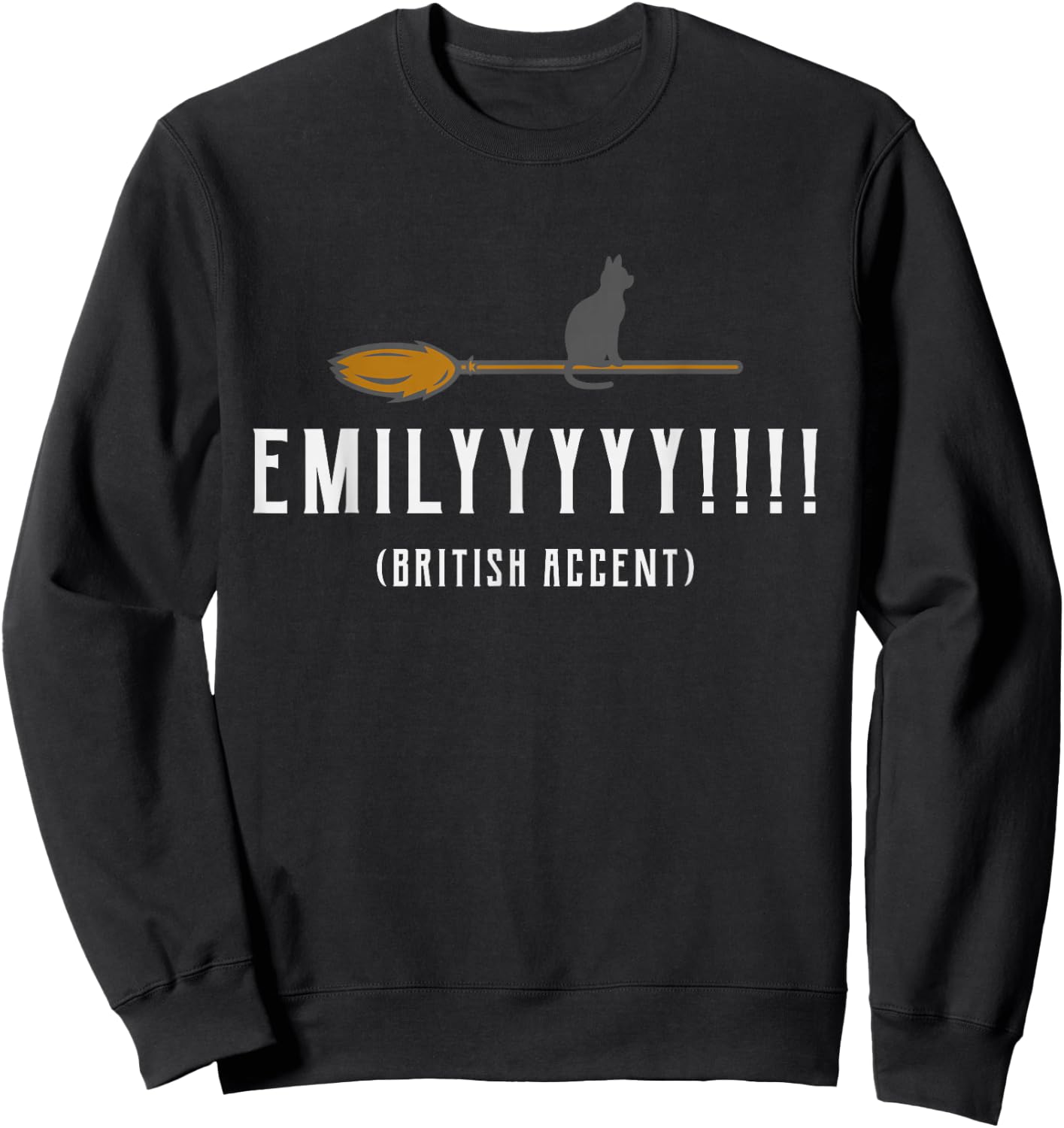 Thackery Binx EMILYYY!!! It’s Just A Bunch Of Hocus Pocus Sweatshirt - Sweatshirt | Black