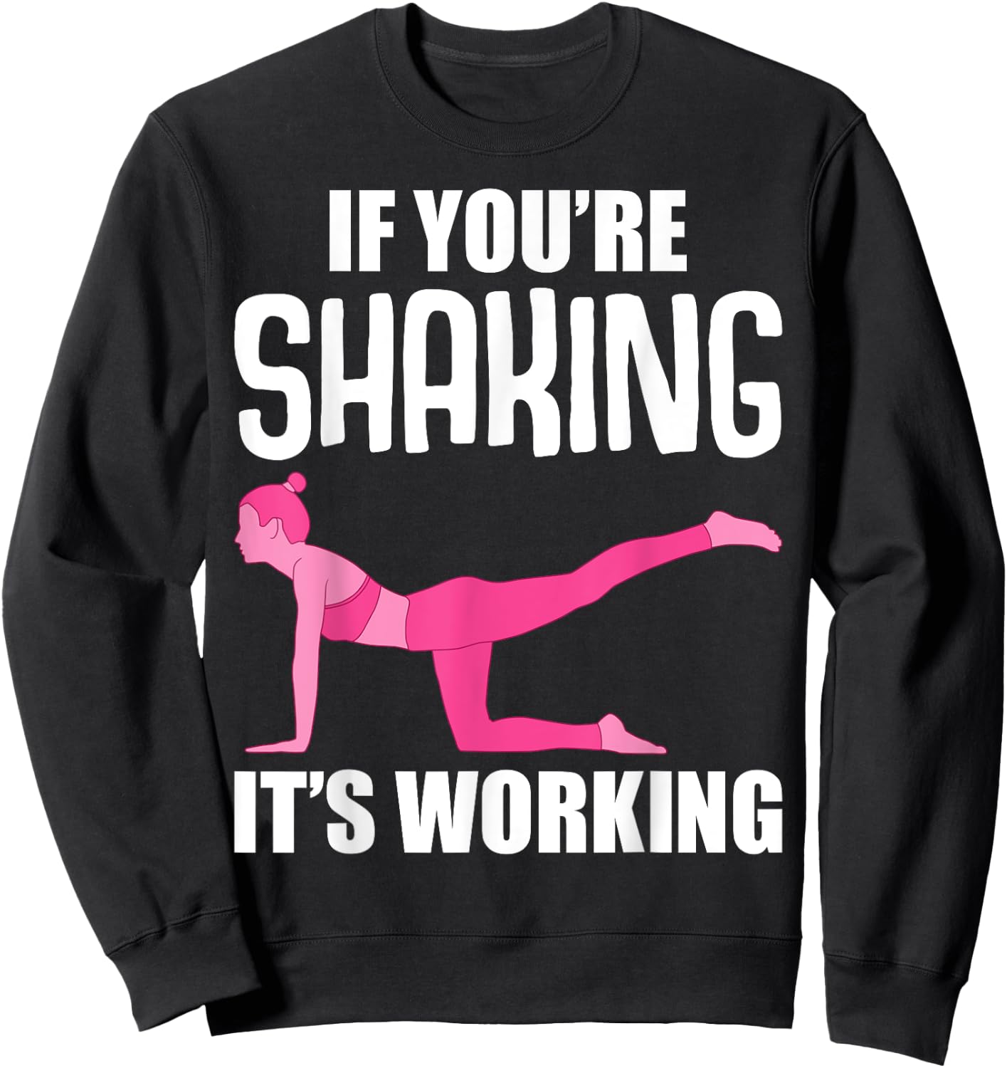 Funny Pilates Men Gym Fitness Instructor Workout Sweatshirt - Sweatshirt | Black