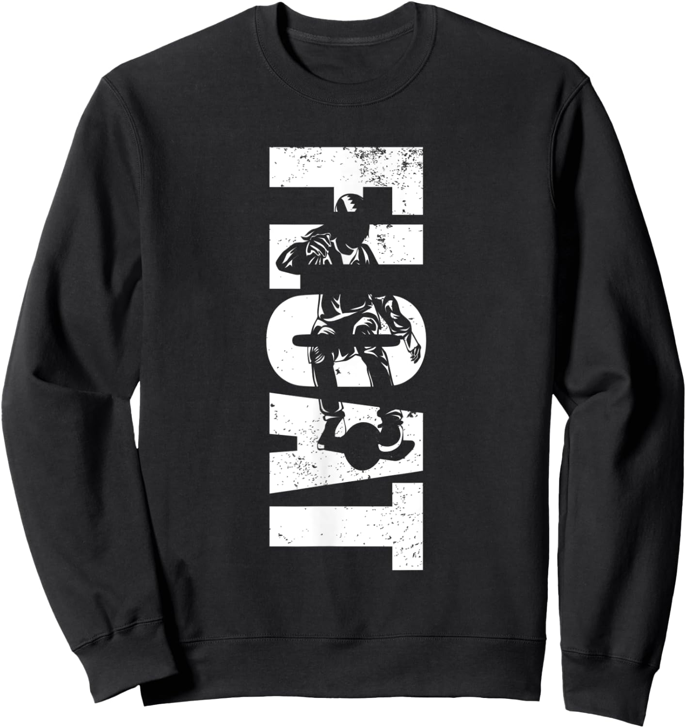Float One Wheel Electric Skateboard Owner Women Kids Sweatshirt - Sweatshirt | Black