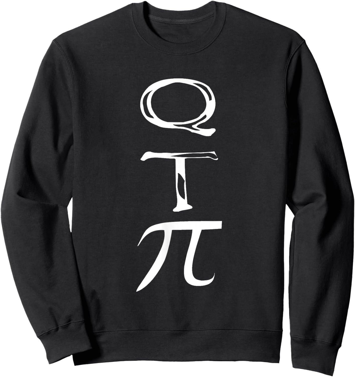 Pi Day 3.14 Cutie PI Q T Pi Funny Pie Math Geek Sweatshirt - Sweatshirt | Black