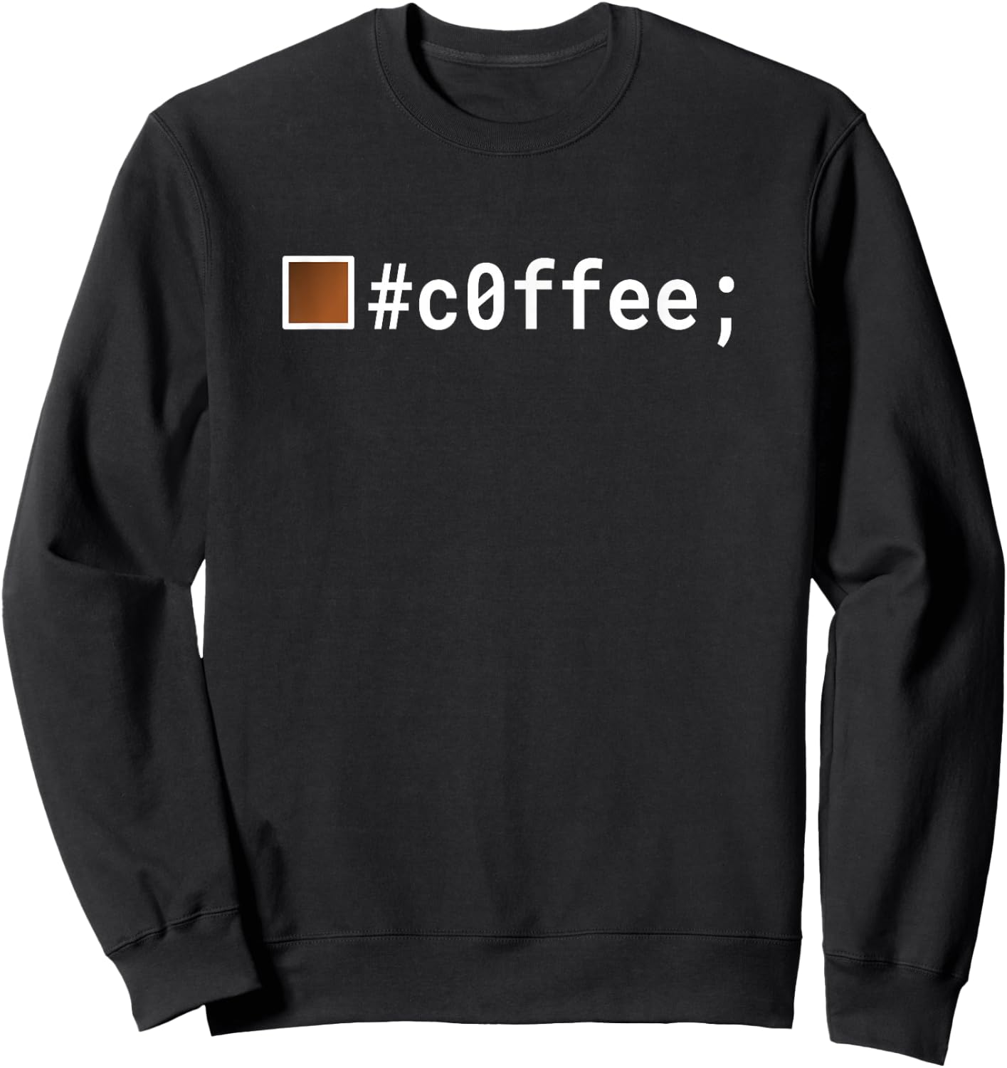 Coffee and Computer Programmer Loves CSS HTML Sweatshirt - Sweatshirt | Black