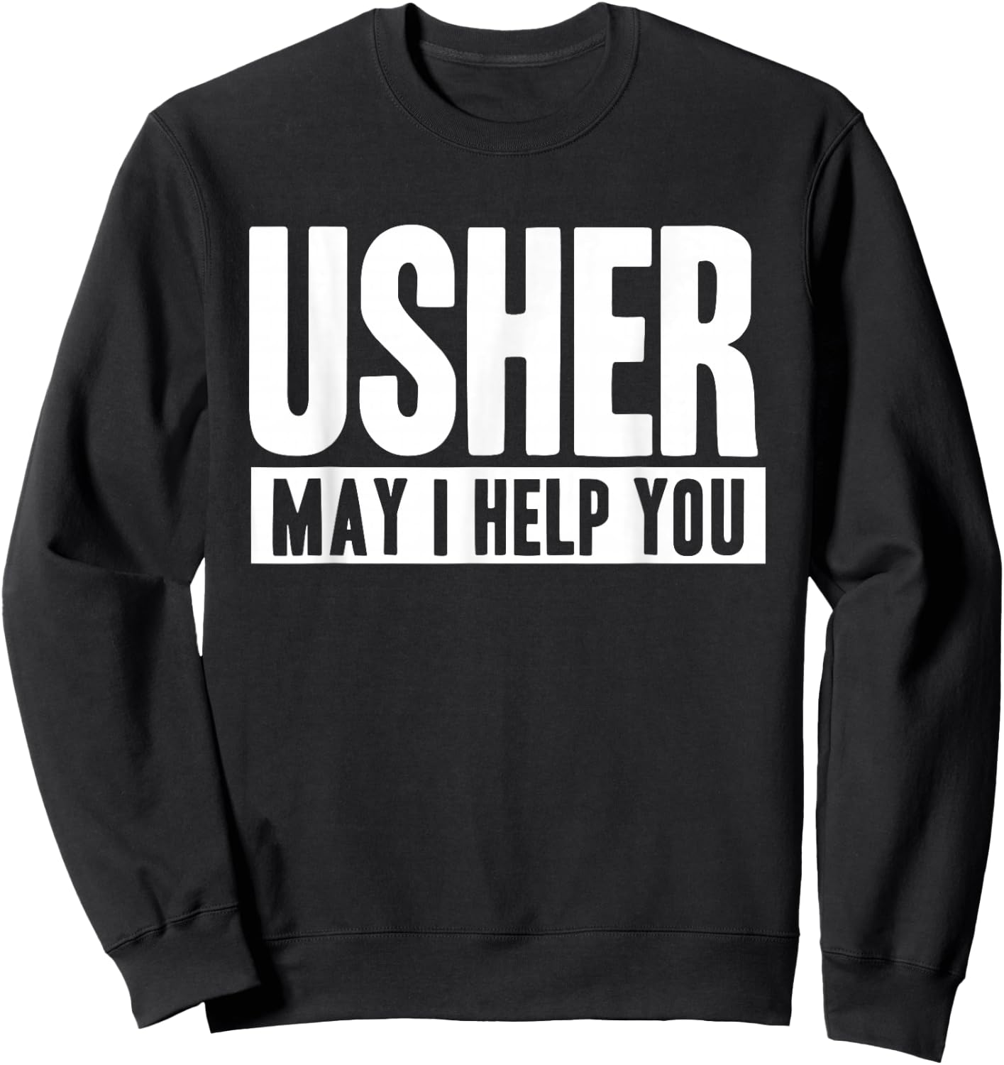 Usher Shirt Uniform Sweatshirt - Sweatshirt | Black