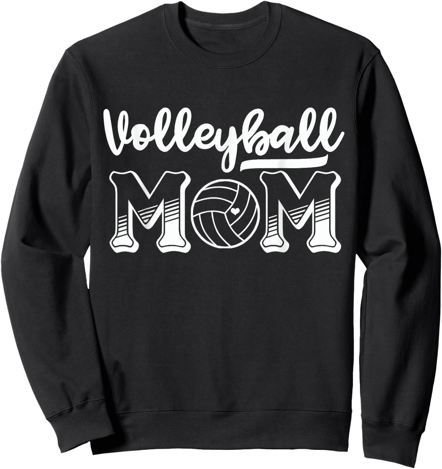 Volleyball Mom Shirt Volleyball Sweatshirt - Sweatshirt | Black