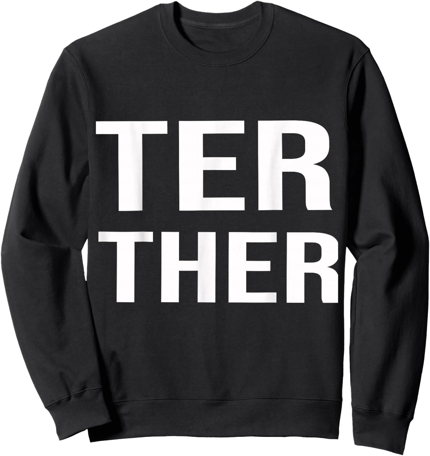 Matching Couples and Best Friends Better Together 2nd Part Sweatshirt - Sweatshirt | Black