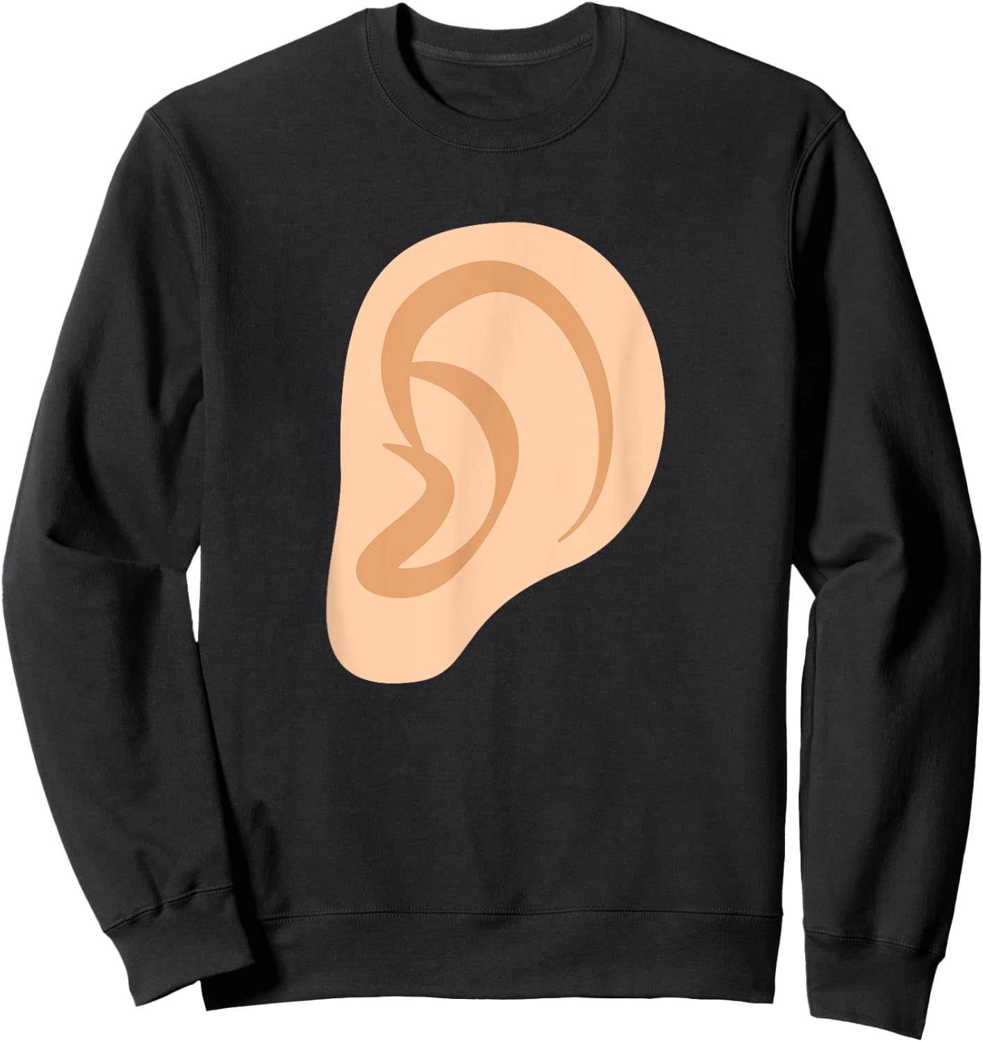 Ear Listening Ears Costume Sweatshirt - Sweatshirt | Black