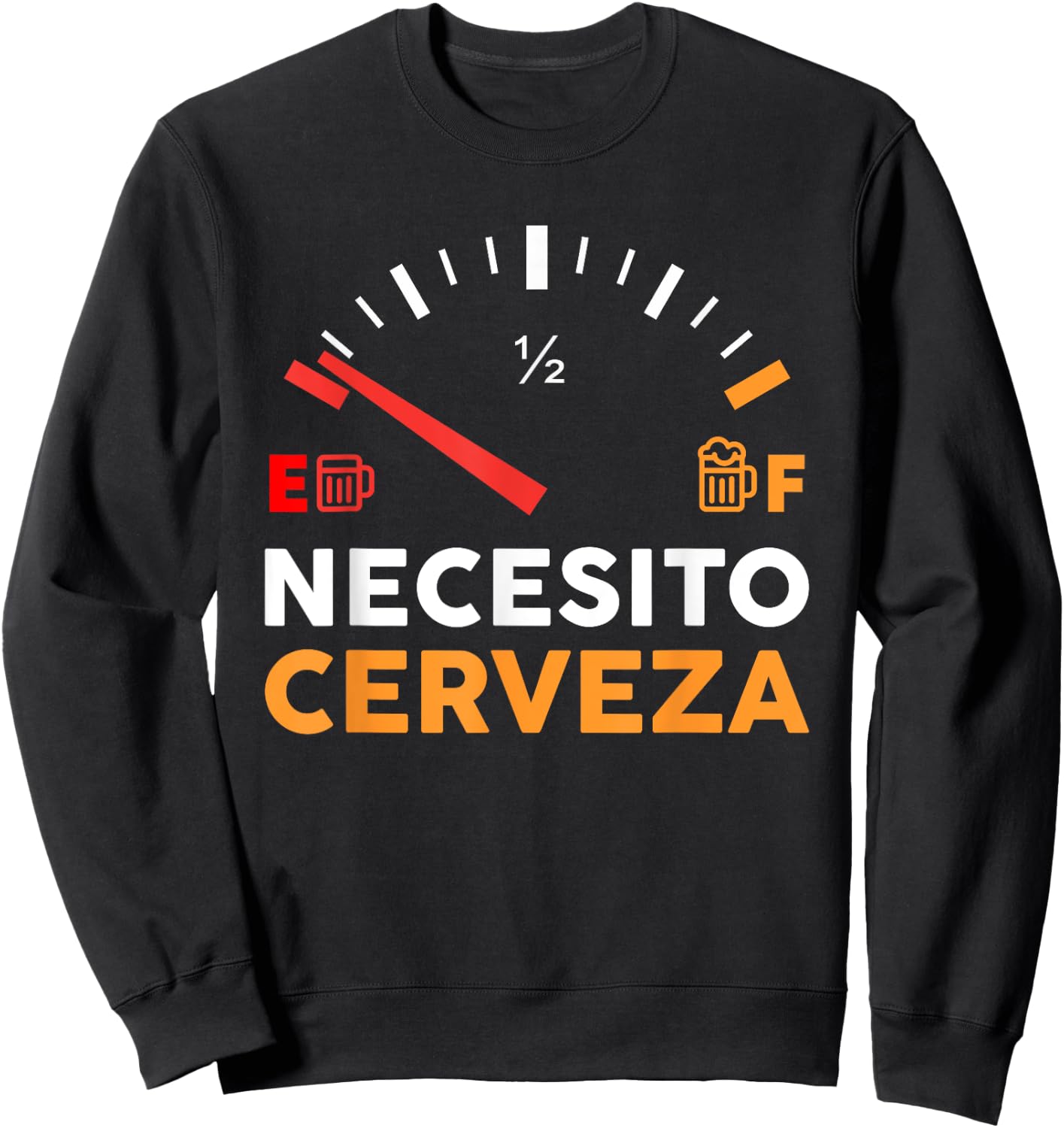 Necesito Cervesa Beer Shirt Oktoberfest Cinco De Mayo Shirt Sweatshirt - Sweatshirt | Black